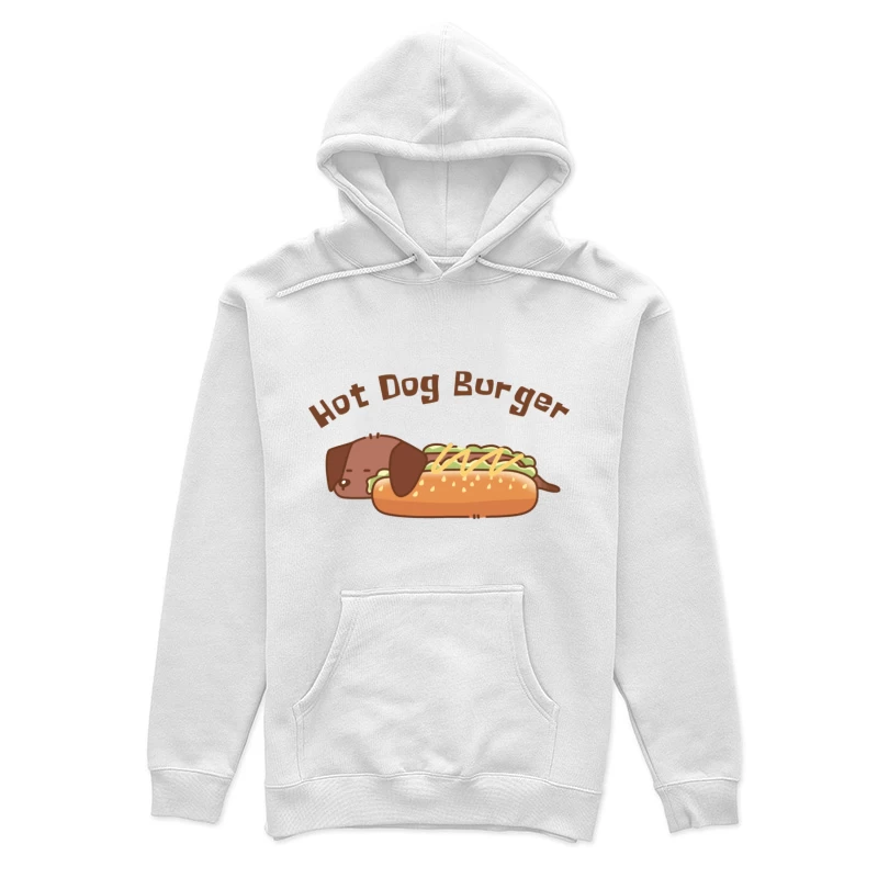 Süßer Hot Dog Burger Design Damen Pullover Hoodie