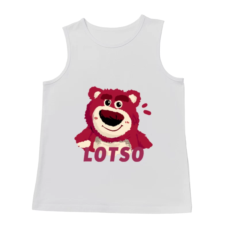 Roter Teddybär Lotso Herren Tanktops