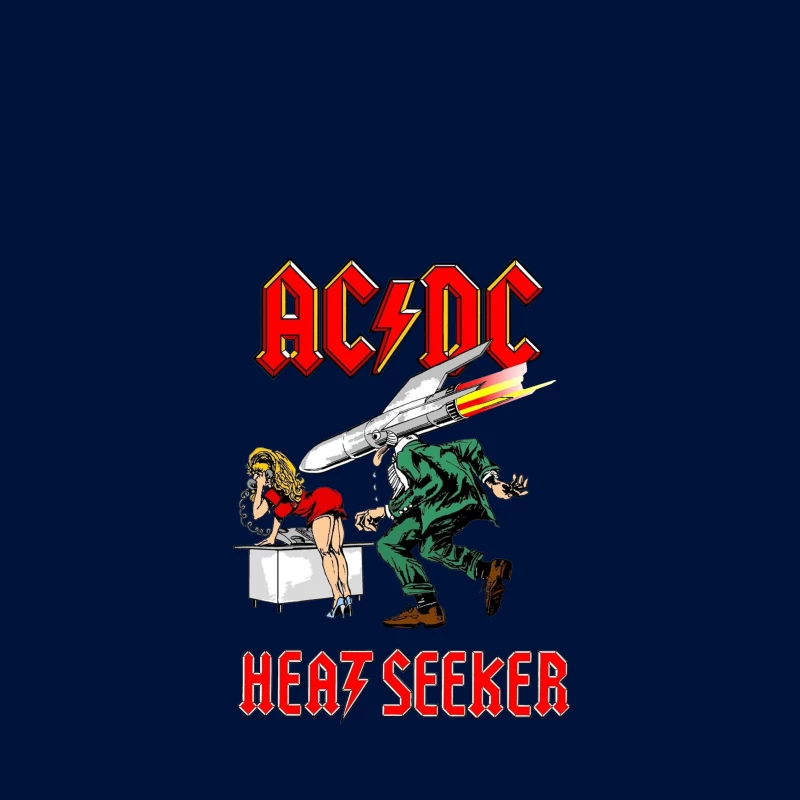 Retro Rock - AC/DC HEATSEEKER iPhone Case