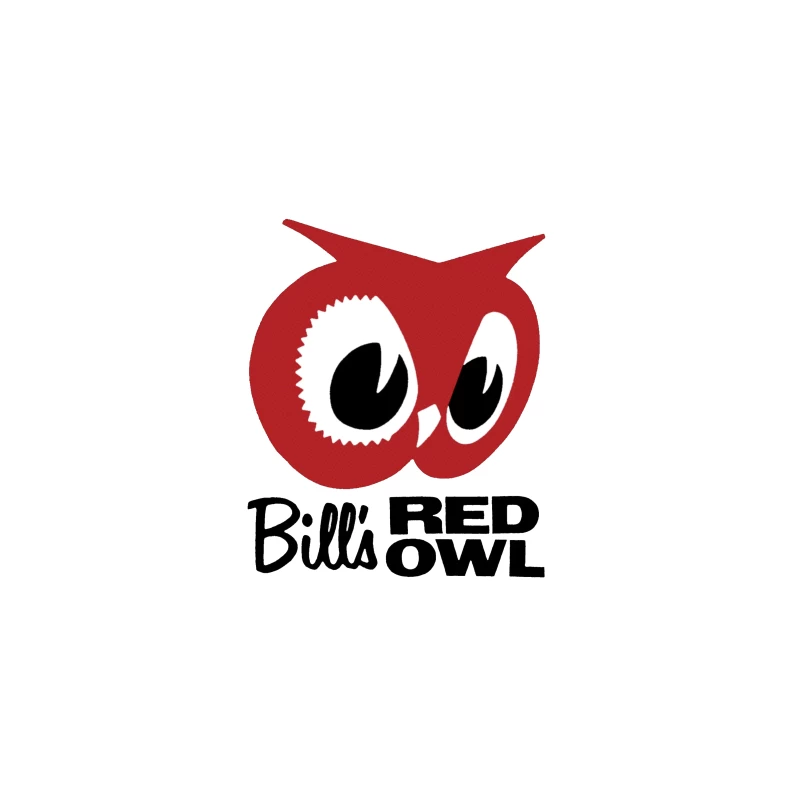 Bill's Red Owl Vintage Restaurant Logo Travel Mug