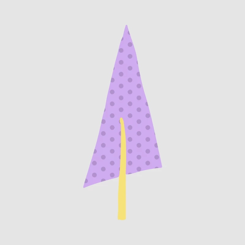 Arbre géométrique violet à pois Homme Sweat à capuche