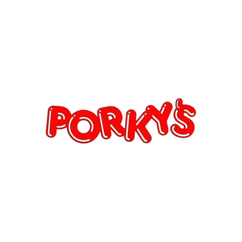 Porkys Throw Pillow
