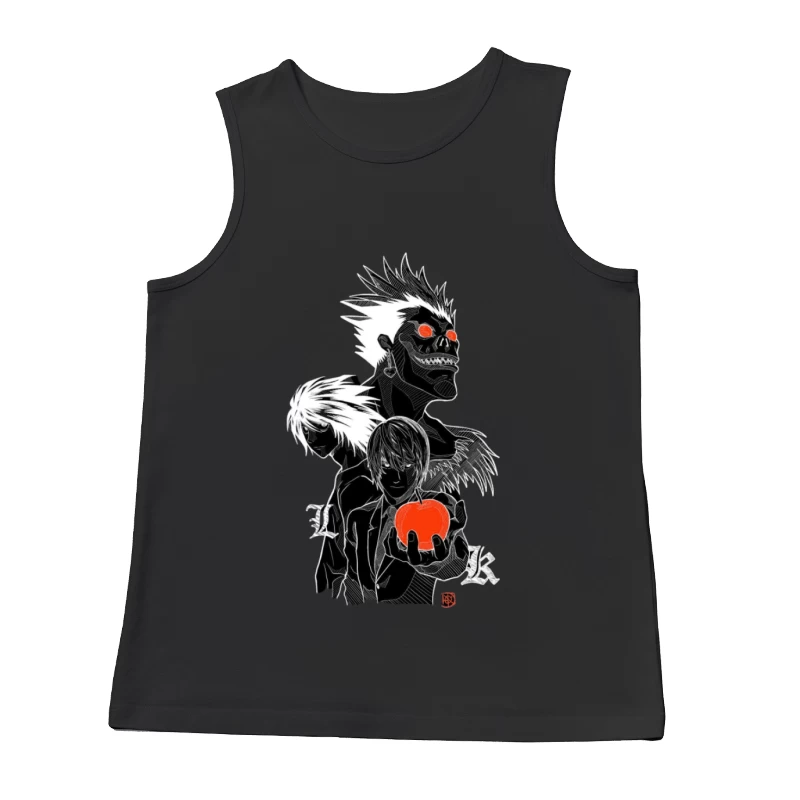 Anime-Charaktere mit Apfel Herren Tanktops