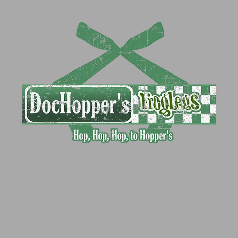 Doc Hopper_s Frog Legs distressed Female Pullover Hoodie