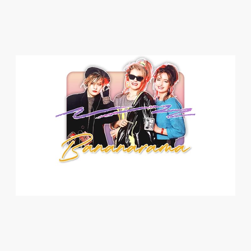 Bananarama - Retro 80s Fan Art Design Travel Mug