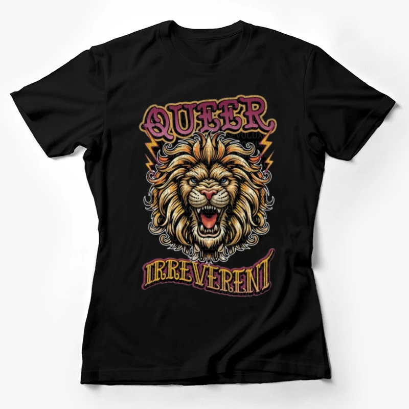 Queerer Löwe, mutige Kunst Damen T-Shirt