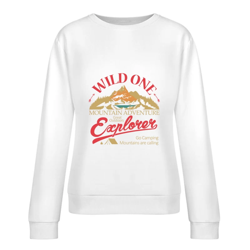 Entdecker der Bergabenteuer Damen Pullover Sweatshirt