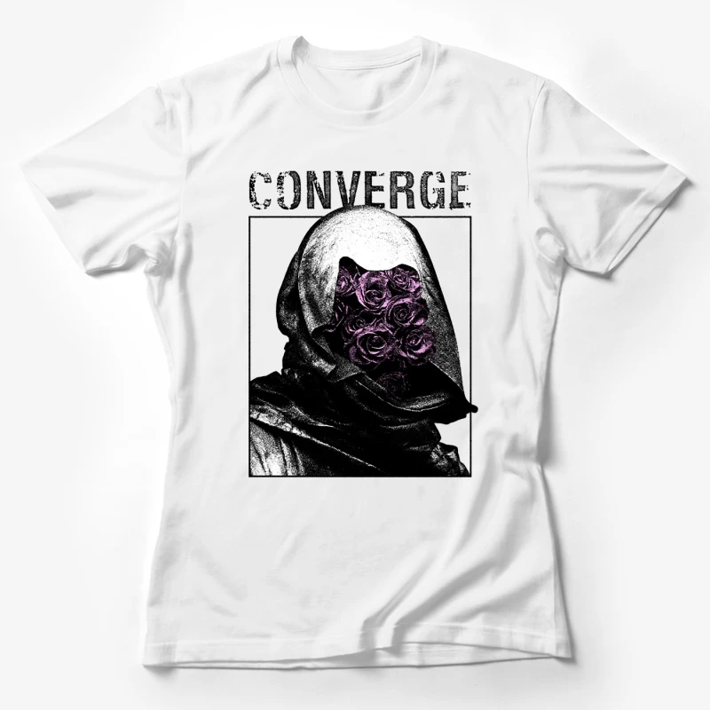 Converge Rose Killer III Purple Female T-Shirt