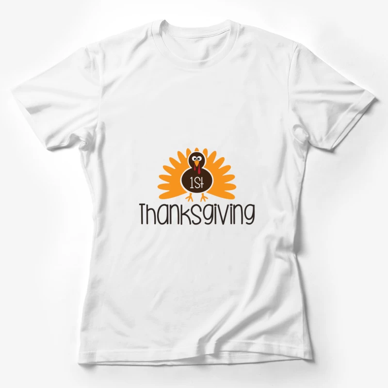 Premier Thanksgiving avec dinde Femme T-Shirt