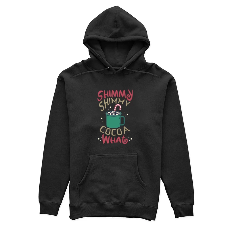 Tasse de chocolat chaud et canne en sucre Femme Sweat à capuche