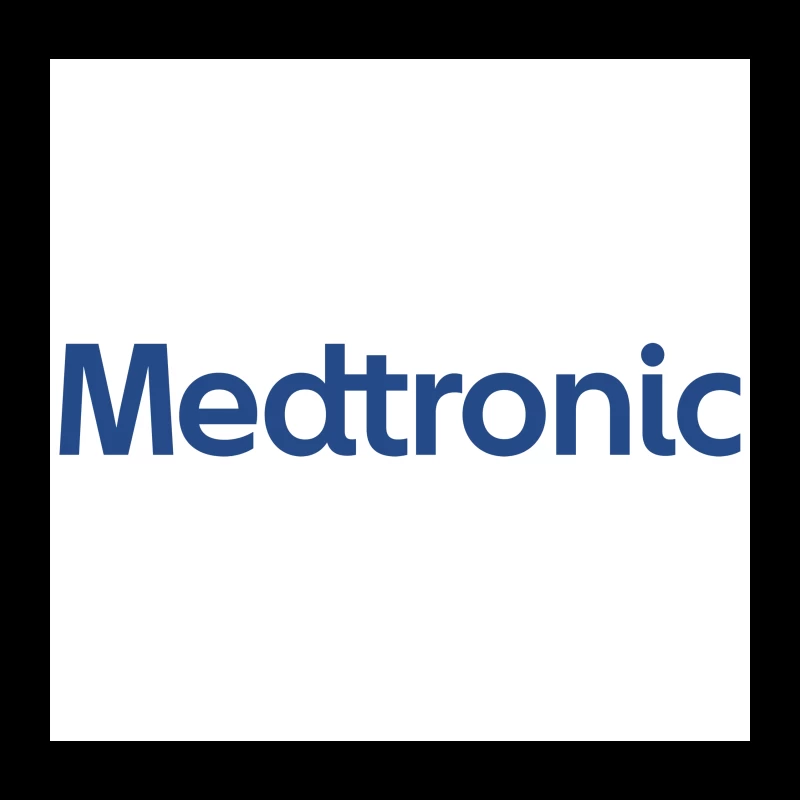 Medtronic Corporate Healthcare Technology Logo Throw Pillow