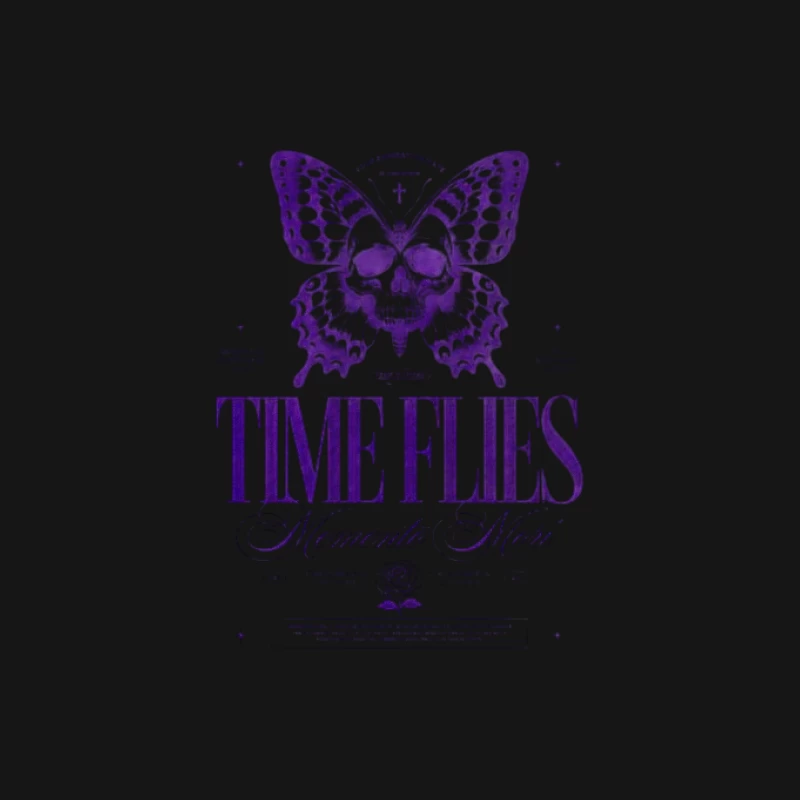 Le temps passe vite avec papillon Homme T-Shirt