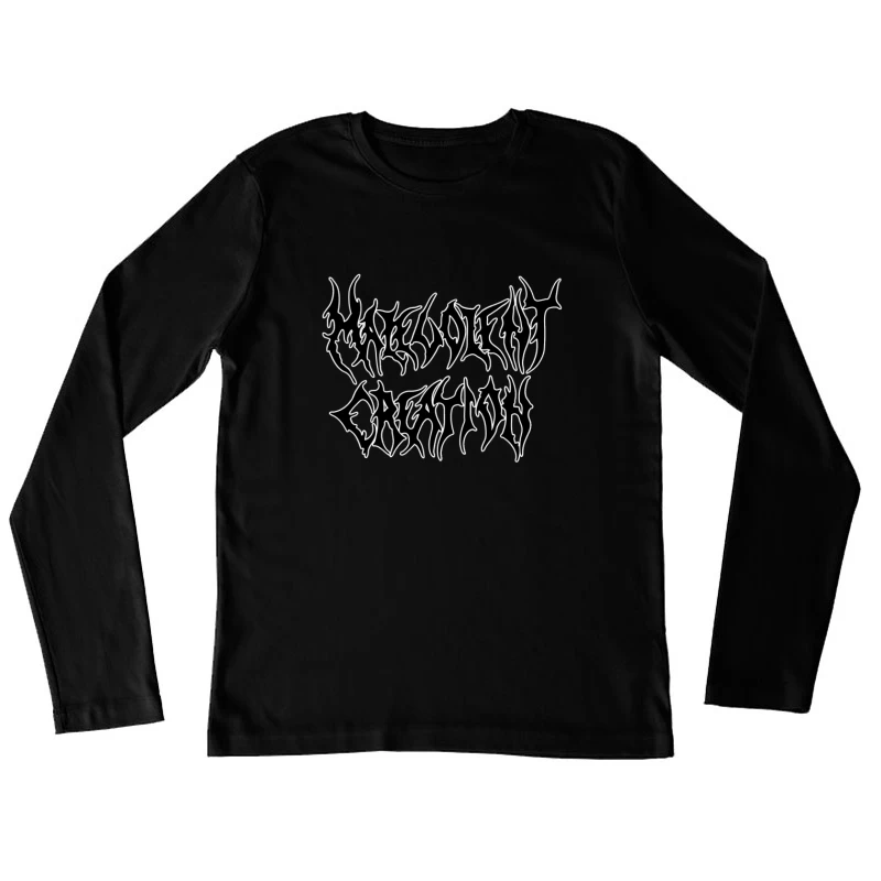 Malevolent Creation Logo Female Long Sleeve T-Shirt