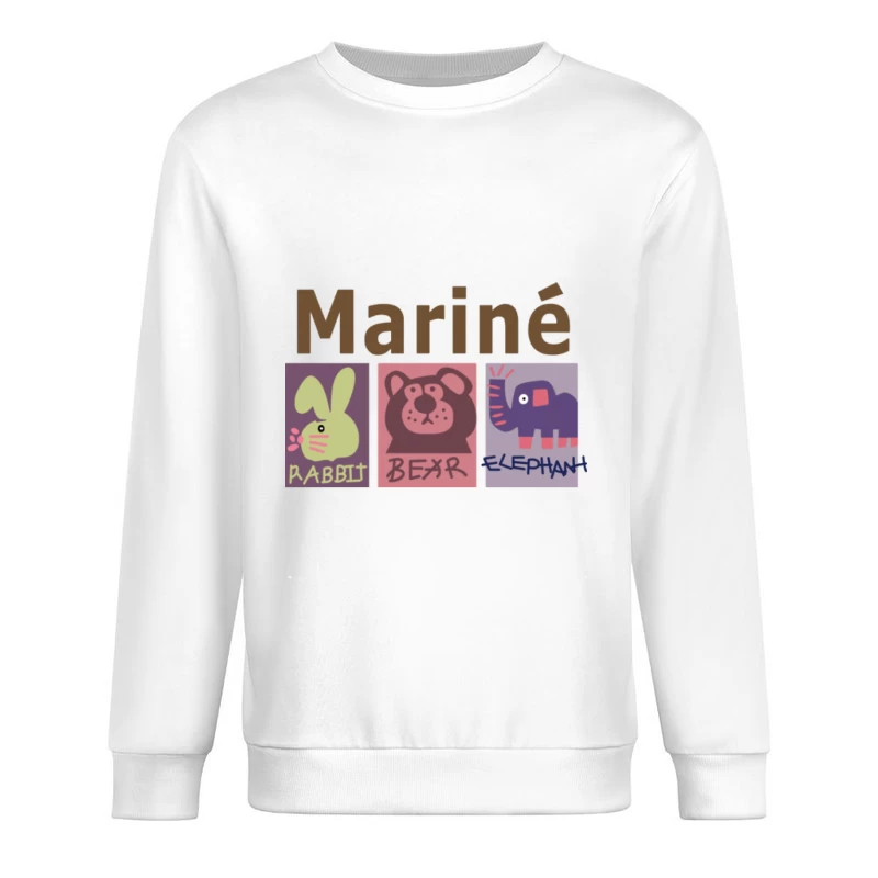 Marine Tiergrafiken Herren Pullover Sweatshirt