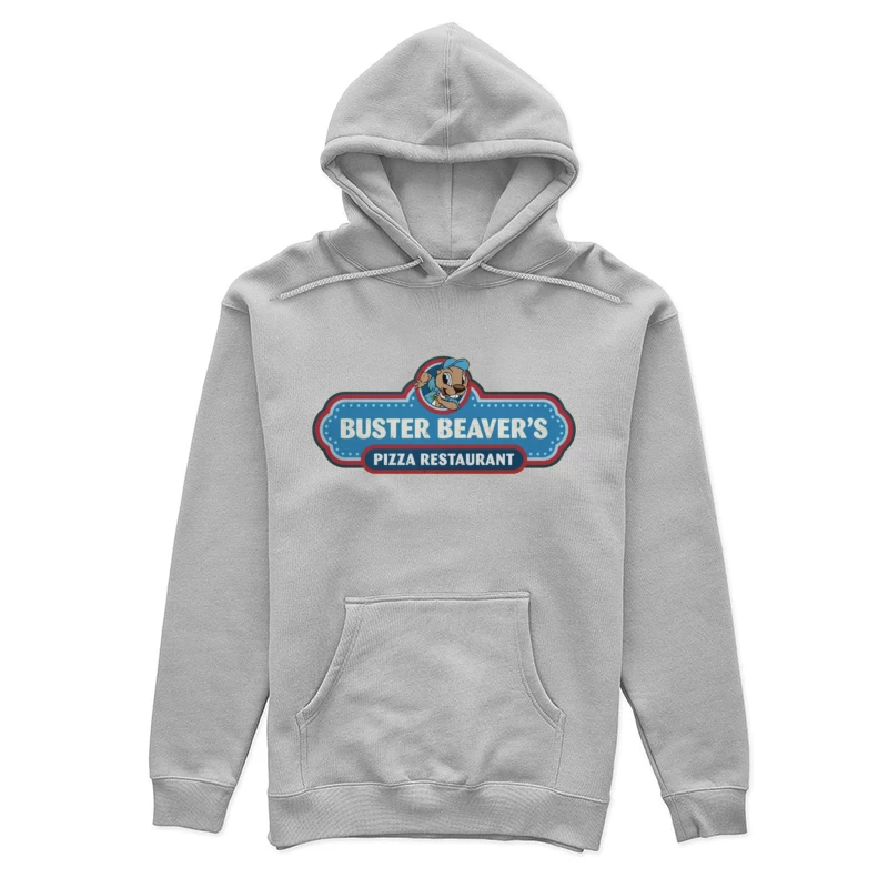 Buster Beaver's Pizza Restaurant Female Pullover Hoodie