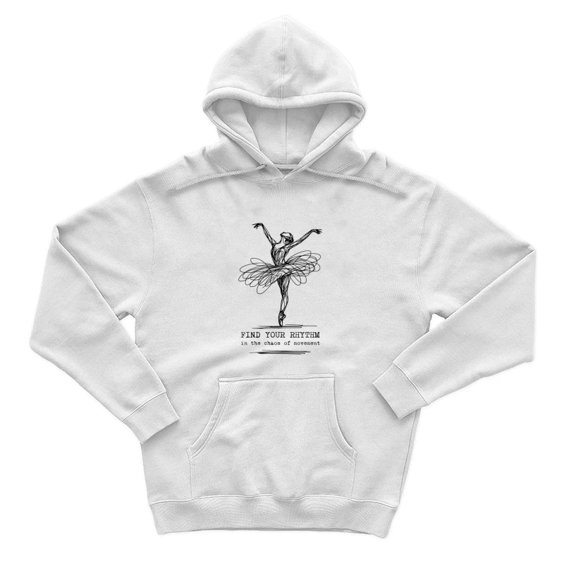 Danse de la ballerine en mouvement Homme Sweat à capuche