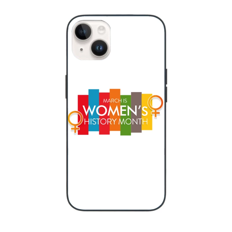 Bold & Modern Women's History Month Tribute iPhone Case