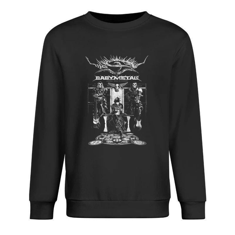 Babymetal Road to Europe Male Pullover Sweatshirt