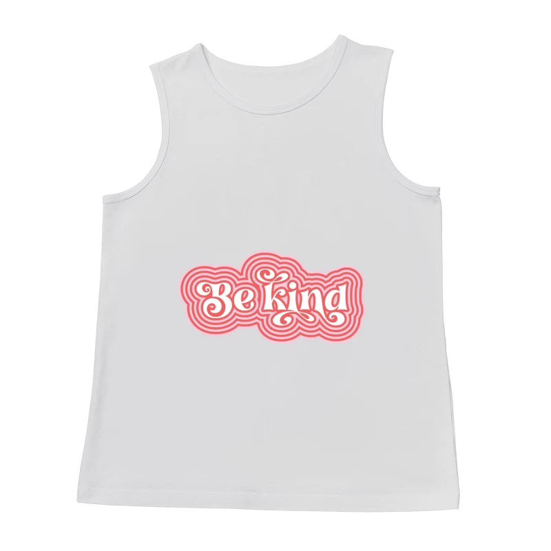 Inspirierende 'Sei freundlich' Botschaft Herren Tanktops
