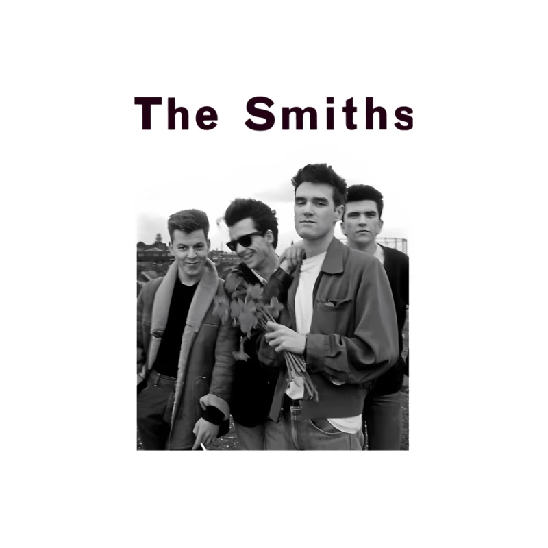 The Smiths: Iconic 1980s British Indie Rock Band Portrait Pin