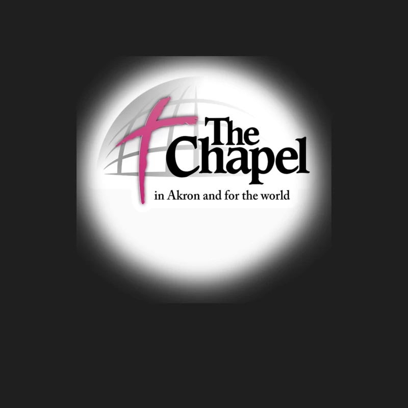 The Chapel Church Logo with Pink Cross - Akron Religious Organization Male Tank Top