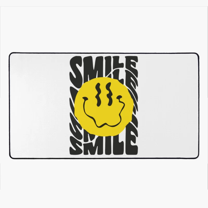 Trippy Smile – Psychedelic Vibes Desk Mat