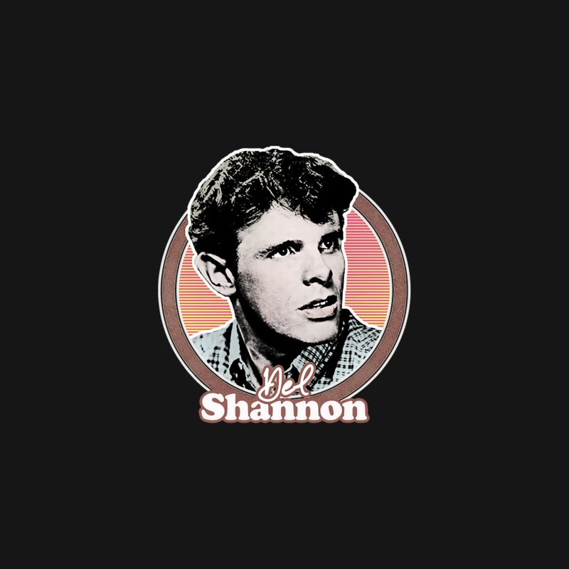 Del Shannon  Retro Style Fan Design Desk Mat