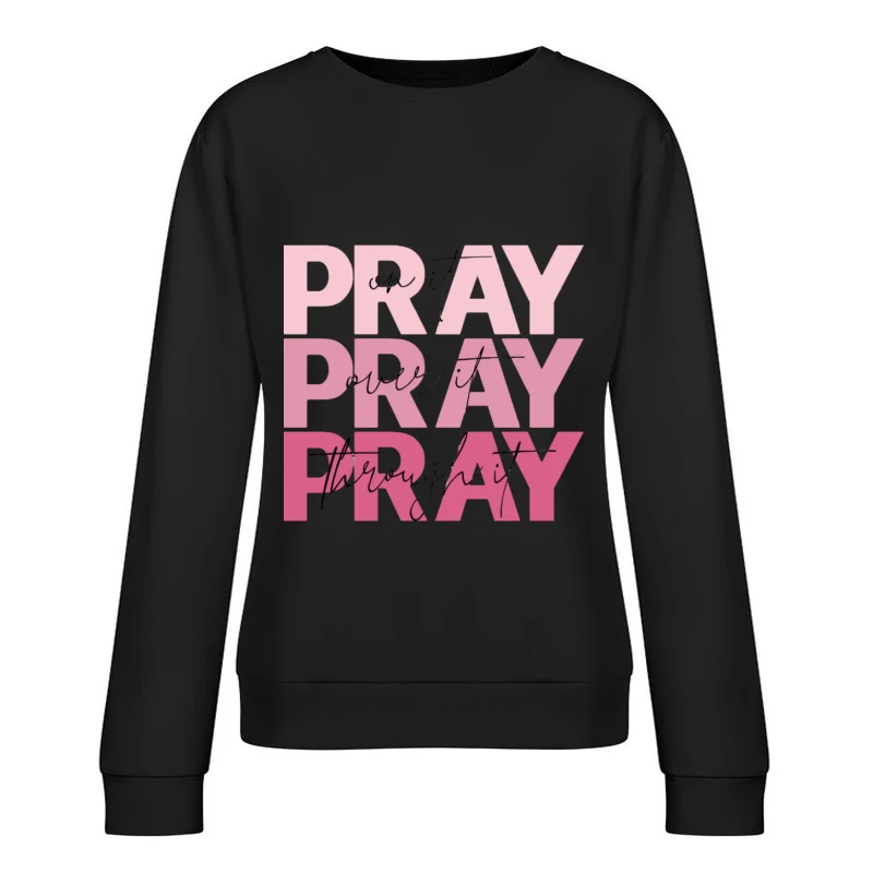 Glaube und Beharrlichkeit Damen Pullover Sweatshirt