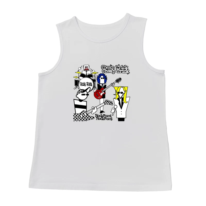 Cheap Trick Rockford Male Tank Top