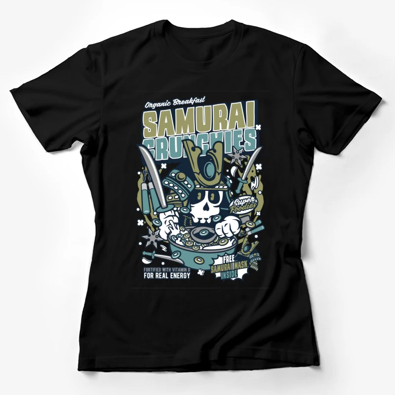 Céréales Samurai Crunchies pour les Super Foodies Femme T-Shirt