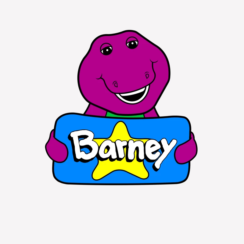 BARNEY'S retro Male T-Shirt