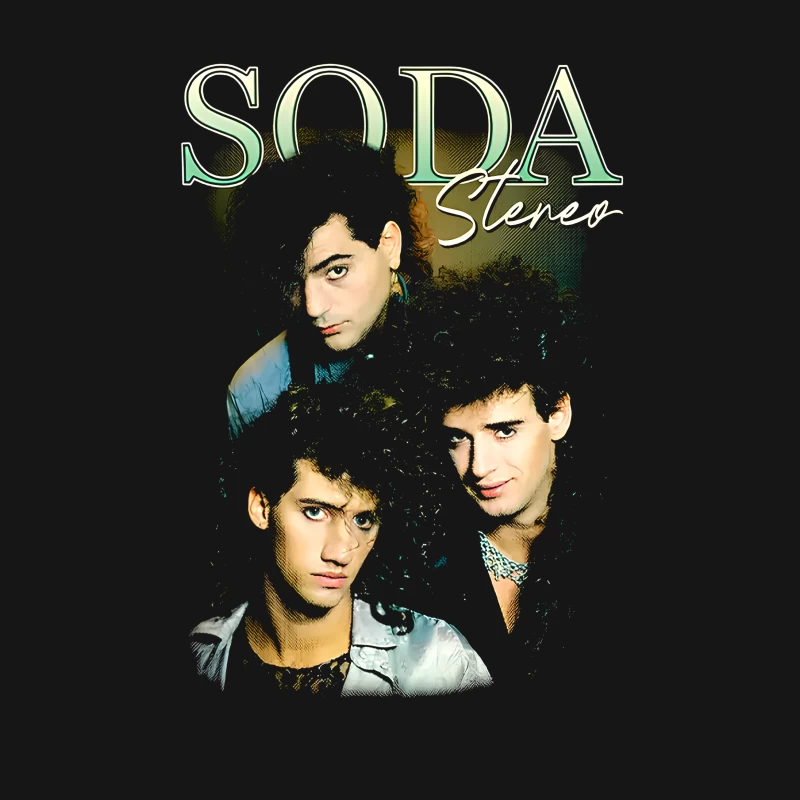 Soda Stereo Band Vintage Male T-Shirt