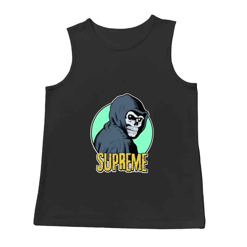 Gruseliges Skelett mit Supreme-Schriftzug Herren Tanktops
