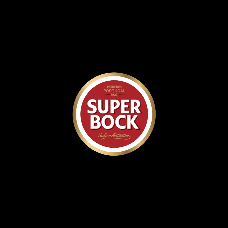 Super Bock Portuguese Beer Brand Logo Design from 1927 Travel Mug