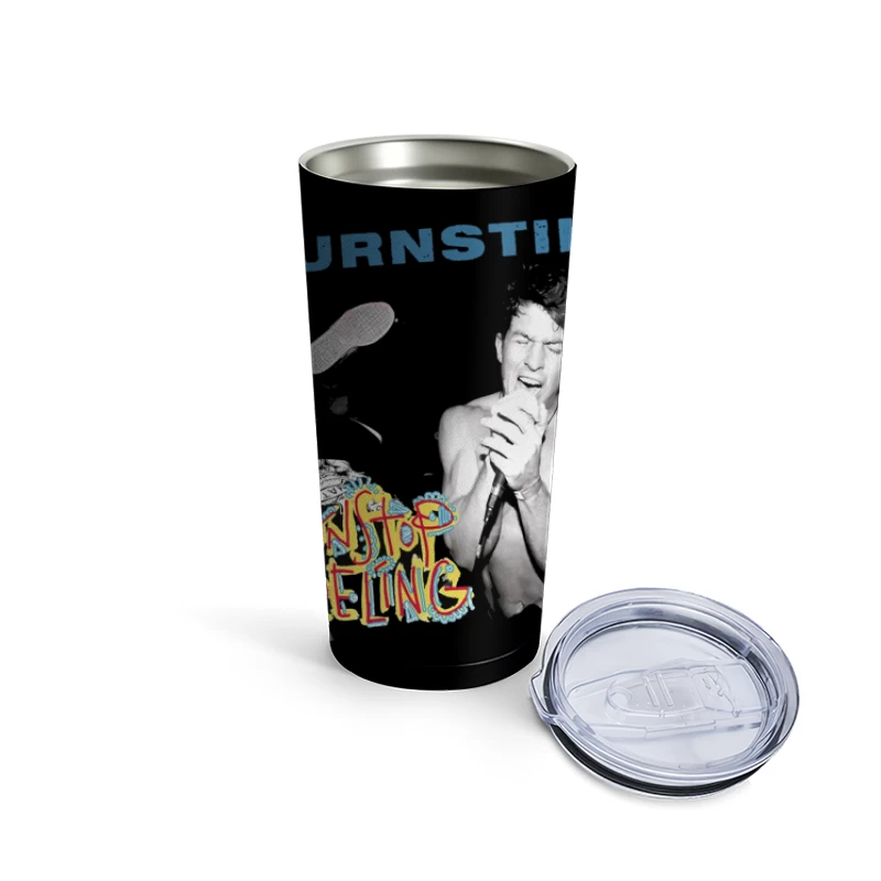 Turnstile: Nonstop Feeling Album Cover with Graffiti Art Travel Mug