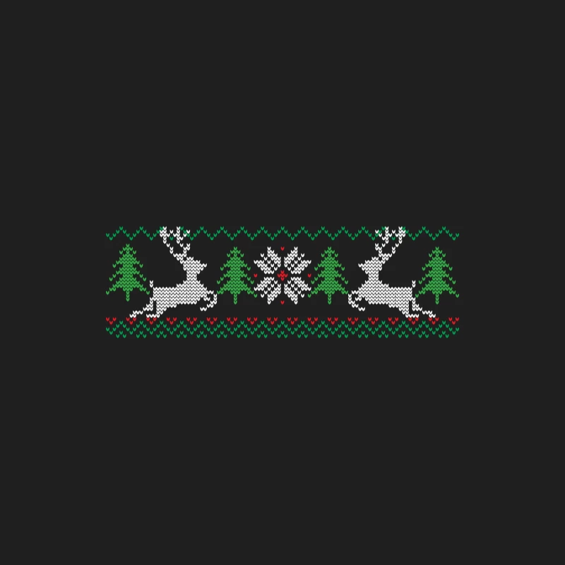 Pull de Noël avec rennes et sapins Homme Débardeur
