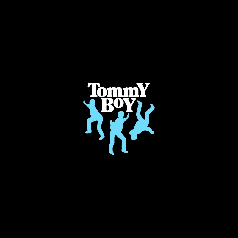 Tommy Boy Logo with Dancing Blue Silhouettes Coffee Mug