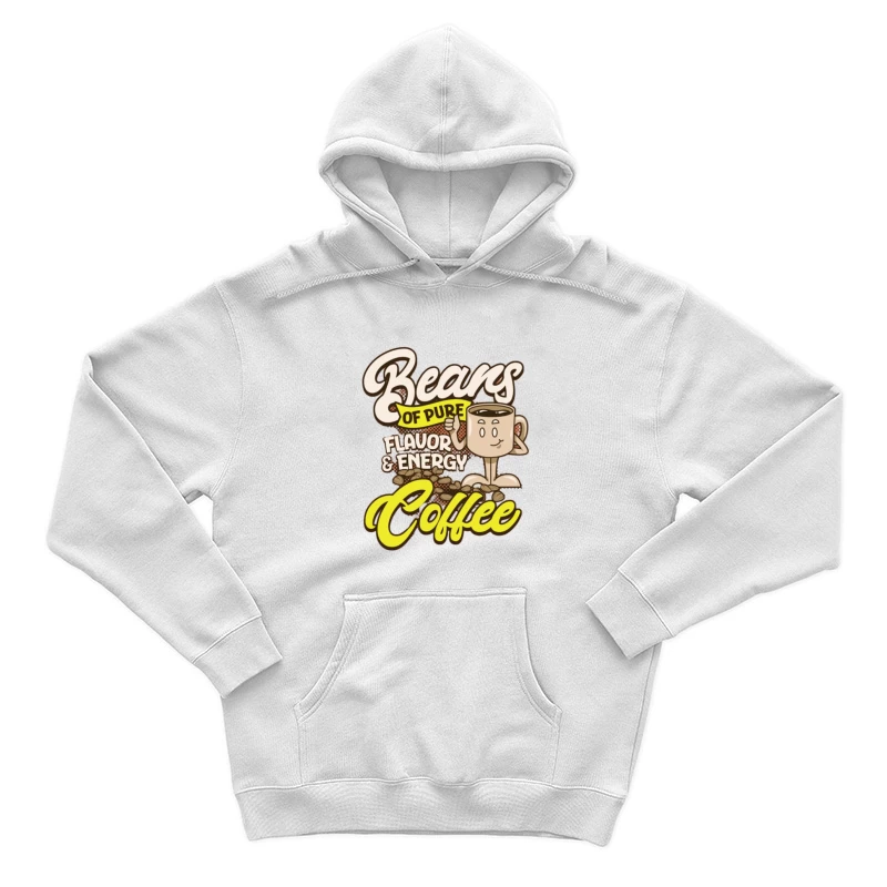 Kaffeebohnen voller Geschmack und Energie Herren Pullover Hoodie