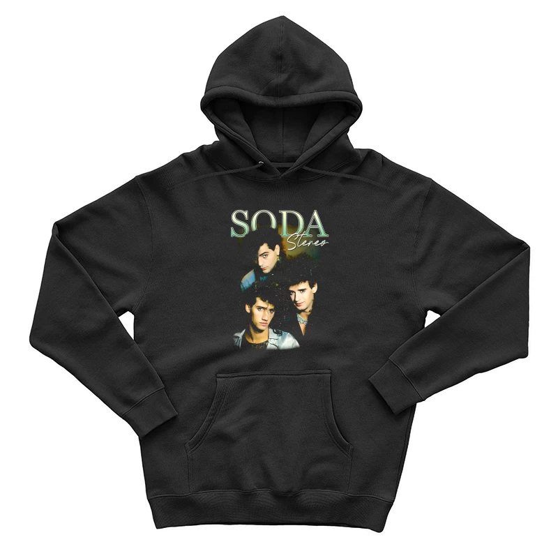 Soda Stereo Band Vintage Male Pullover Hoodie