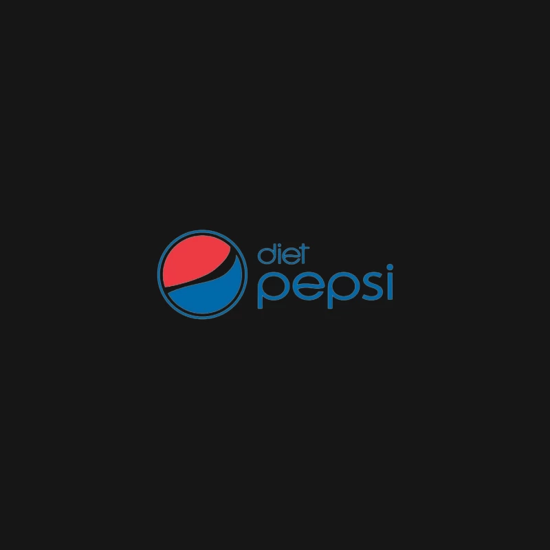 Diet Pepsi Logo: Iconic Blue and Red Soft Drink Brand Desk Mat