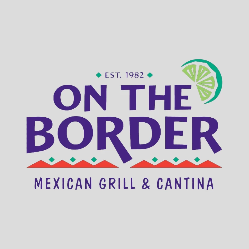 On The Border Mexican Grill & Cantina Restaurant Logo Baseball Cap