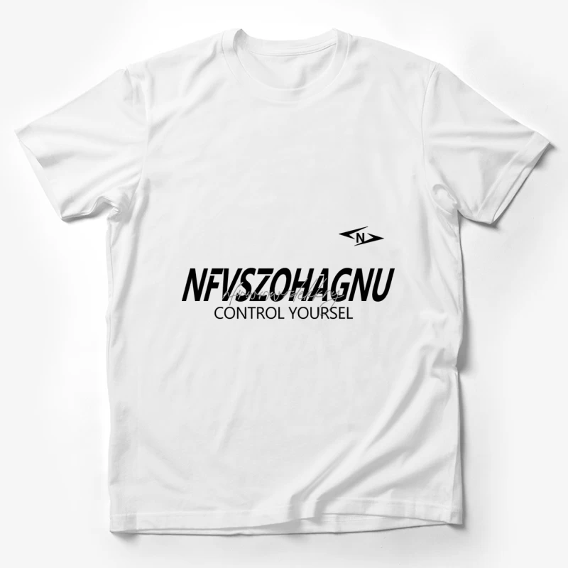 Typografie Kunstwerk mit Motivationsbotschaft Herren T-Shirt