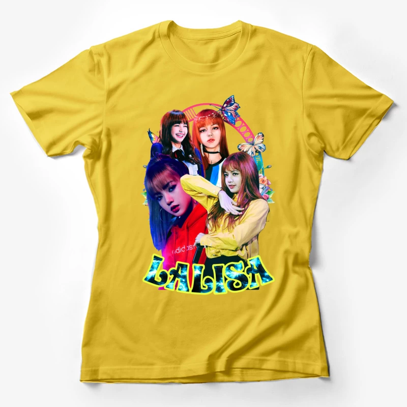Collage of a K-Pop Female Artist Female T-Shirt