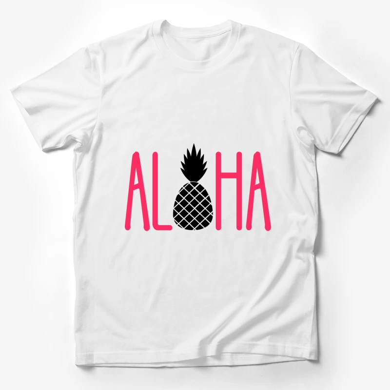Lettres amusantes en rose Homme T-Shirt