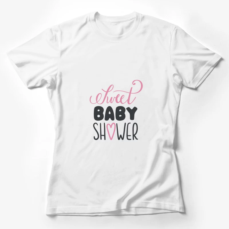 Invitation douce pour une baby shower Femme T-Shirt