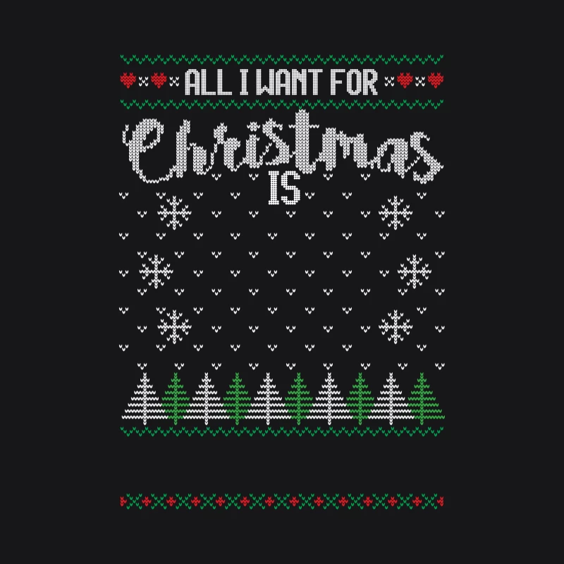 Design de Noël avec sapins et flocons Homme Sweat à capuche