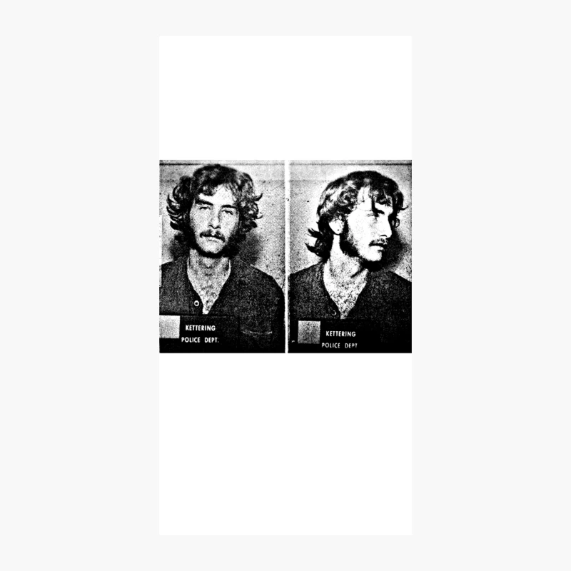 Billy Milligan  Retro Mugshot Design iPhone Case