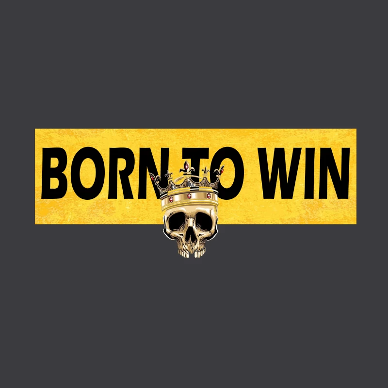 Born to Win Graphic Design Tapestry