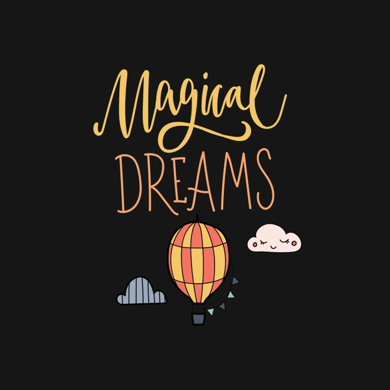 Rêves magiques et montgolfière Homme Manches Longues T-Shirt