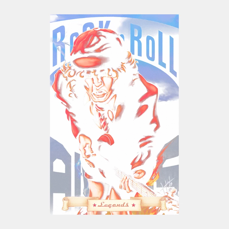 Rock and roll Male Tank Top